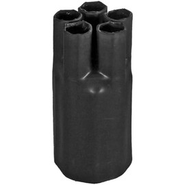 Electriduct Heat Shrink Breakout Boots 1.5" Core Diameter 5 Cores (1 Piece) Black