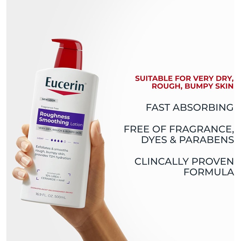 Eucerin Roughness Relief Lotion, 16.9 Fluid Ounce