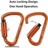 Auto Locking Carabiner Heavy Duty Carabiner 25kN UIAA Certified Climbing