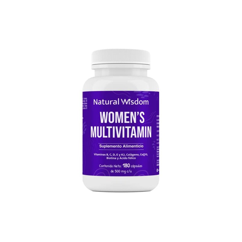 Women Multivitamin Vitaminas Mujer Performance Energia Vitalidad Piel Saludable 180