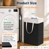 6Pack 75L Laundry Basket, Waterproof Collapsible Laundry Hamper with Handles,