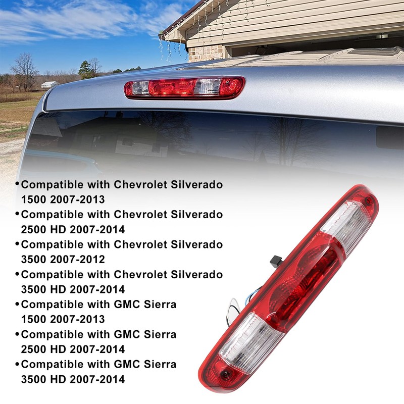 FZJDSD 3rd Third Brake Light High Mount Stop Light and