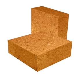 Ready to Grow Balanced Blend - Peat(70%)+Chips(30%). Low EC Coco Pith Block (6X1kg) - Engineered for Herbs, Container Gardens & hydroponics. Transforms into 84L of Fluffy Nutrient-Rich Coir (18)