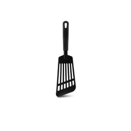 AME D'ESSENCE Fish Turner Flexible Slotted Spatula 12 inch Black Nylon 410ºF Heat Resistant Fish Spatula with Ergonomic Handle Kitchen Gadgets for Frying