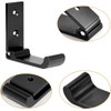 Folding Coat Hooks, Matte Black Wall Hooks for Hanging Coats