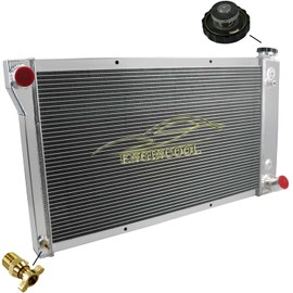 EnginCool 3 Row Core Radiator Full Aluminum for 1967-1972 Chevy Gmc C/K Series C10 C20 C30 K10 K20 K25 Trucks Blazer Pickup Suburban Van