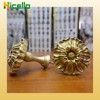 Hicello Pair of Curtain Tiebacks Hooks, Daisy Flower Curtain Holdbacks