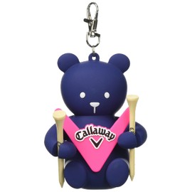 Callaway Ball & Tea Case, Navy, Women's, W3.0 x H4.3 x D2.0 inches (75 x 110 x 50 mm)