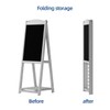 INNOVART Magnetic A-Frame Chalkboard Sign, Sidewalk Sign 45" x 17"