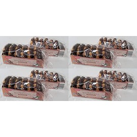 2 Pack Benton's Coconut Macaroons Chocolatey, 6 Large Belgian Chocolatey Macaroons – Set of 4