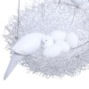 Bokknppo 5 LED Chandelier Bird’s Nest Light Fixture Creative Egg