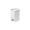 Casa & Casa Fairmont Double Opening Pedal Bin (White &