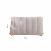 Inflatable Travel & Beach Pillow, Portable Air Cushion Headrest for