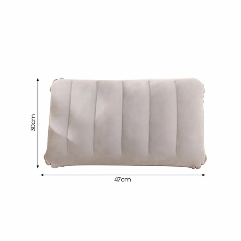 Inflatable Travel & Beach Pillow, Portable Air Cushion Headrest for