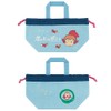 Skater KB7-A Children's Lunch Bag, Drawstring Bag, Ponyo on the
