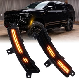 Dynamic Amber LED Side Marker Lights For 2025 2026 Chevy Tahoe GMC Yukon XL