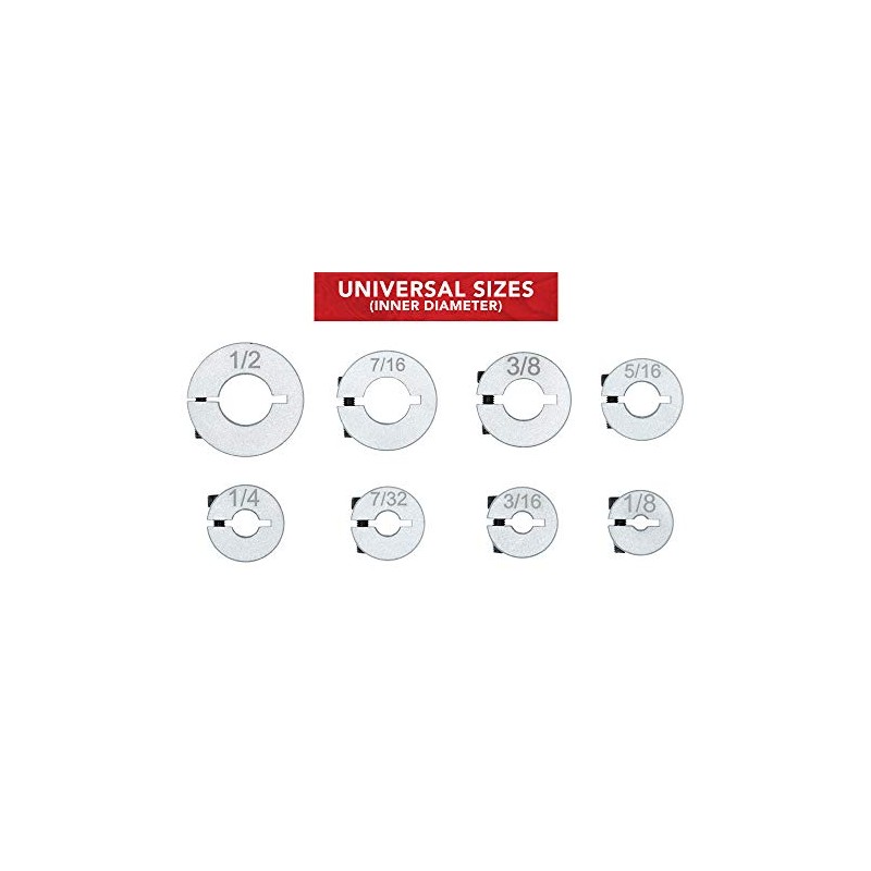 Professional Stop Collar Set - Drill Bit Depth Stop -