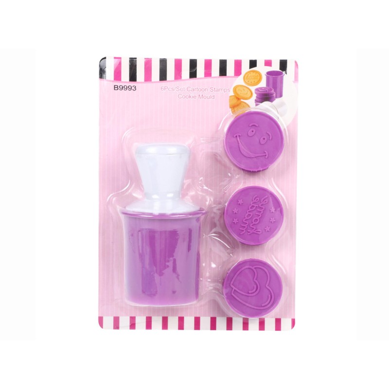 Hand Press Cookie Cutter, Custom 3D Stamped - Versatile Plastic