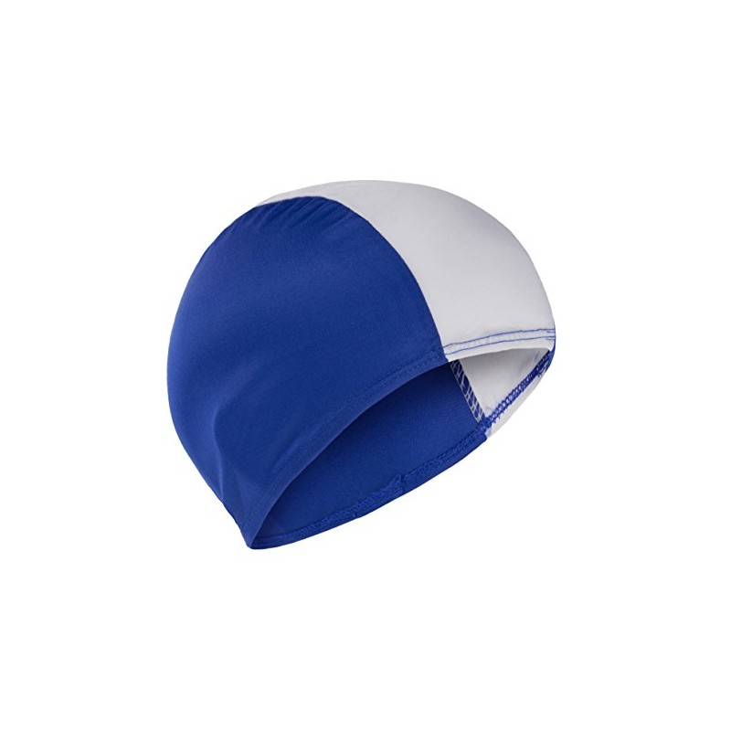 Fabric Swim Hat Swimming Cap Adults Older Children Black Blue