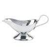 Stainless Steel Gravy Boat, Saucer Boat Gravy with Handle Mini
