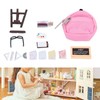 Dollhouse Backpack Set High Simulation Innovative Miniature Learning DIY School