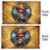 Pirate Flag – Jolly Roger Flag with Pirate Map Map
