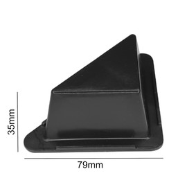 cyclingcolors Furniture Feet Angle Feet End Caps for Angle Profiles Plastic Furniture Cover Height 35 mm Pack of 10