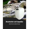 Trevendo Set of 2 Water Canisters, 5 Litres, Food Safe