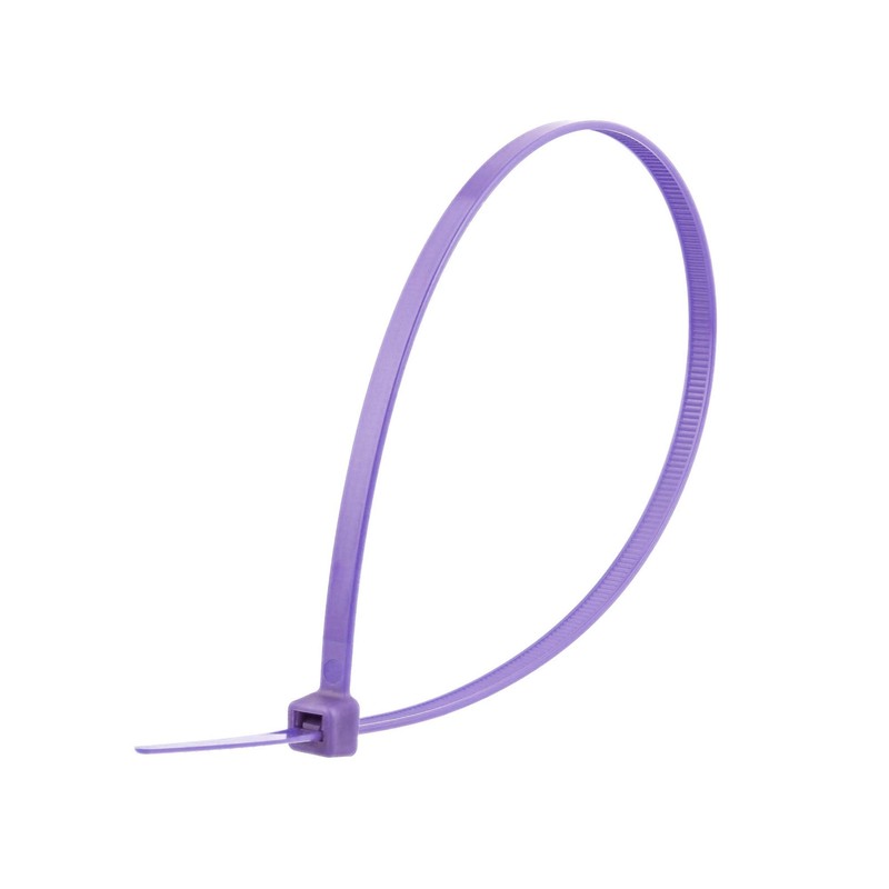 Electriduct 8" Nylon Cable Zip Ties Self-Locking Adjustable Plastic Ties