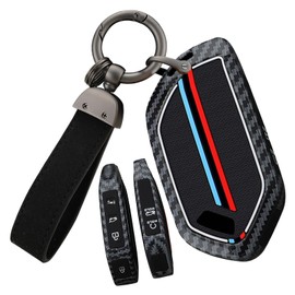 ontto Luminous Key Case Car Key Case Suitable for Kia EV3 EV5 EV6 EV9 K3 K5 K8 Picanto Carnival Telluride 2024 2025 Metal Protective Key Case Key Case Key Ring Car Accessories