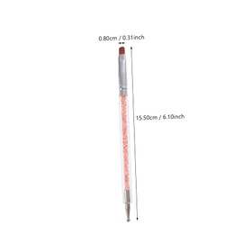 Baluue 6pcs Nail Art Drawing Pens Professional Manicure Tools for Creative Designs Pointing and Detailing Lightweight for Salon and Use