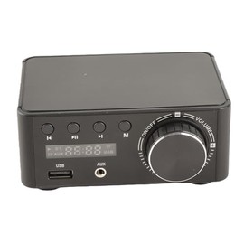 Amplificador Digital Bluetooth 5.0, Audio Estéreo de 2 Canales, Receptor Mini Clase D, Amplificador Integrado 50W para el Hogar, Componentes de Audio 