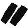 Novawo Women's Hand Crochet Winter Warm Fingerless Arm Warmers Gloves