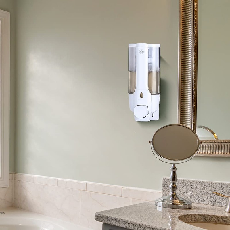 Bekasa Soap Dispenser 350ml Wall Mounted Manual Soap Dispenser Shampoo