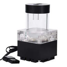 8W 7V CPU Water Cooling Pumpe Reservoir DIY Set, 800L/H 4m , G 1/4" Thread Port, PC Cpu Water Cooling System Heat Exchanger Tool, Easy Install, Delivered with Install Tools