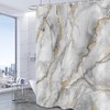 ASDCXZ Marble Shower Curtain 180 x 200 cm, Modern Abstract