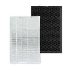 PUREBURG Replacement HEPA Filter + Activated Carbon Filter Set Compatible with Bissell Air320 aka 2768A air Purifiers. Replaces Part No. 2804 & 2677