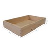 Rectangular Wooden Open Display Presentation Box | 30 x 20