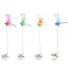 WJUAN Dragonfly Clip 4 Pieces, Span 12 cm Garden Dragonfly
