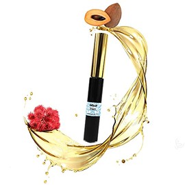 Mascara de Pestañas Rimel con Aceite de Ricino y Mamey Crecimiento de Pestañas No Irrita los Ojos 6 ml