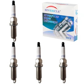HiVehicle V7452 Laser Iridium Spark Plugs - Automotive Replacement Spark Plugs,OE Replace XP5684 FC16H-CY9,4 Pack