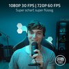 Razer Kiyo - Streaming-Kamera mit Ring-Beleuchtung (USB Webcam, HD-Video 720p,