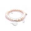 Agálea | Pulsera de Perlas naturales con dije de San