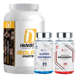 Proteína Isolate 1kg Chocolate + Peptonas 90 + Reductor 90