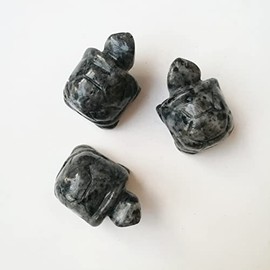 Manekieko Manekieko Natrlicher Schwarzer Labradorit Schildkr?te Nkristalle Und Heilsteine, 35mm Handgeschnitzte Tierskulptur Zum Sammeln Fengshui Heilkristall