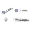 IMPTS Extra Flat Shower Drain Set 90 mm, Drain Hole