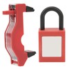 Circuit Breaker Safety Lock Set Transparent Protective Cover Padlocks Kit
