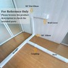 LyPrem 17Ft Mini Split Line Set Cover 5" PVC Line