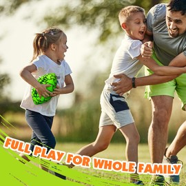 CERBONNY Waterproof Football for Kids Ages 3-12, All-Weather Youth Training Football for Beach/Backyard/Grass