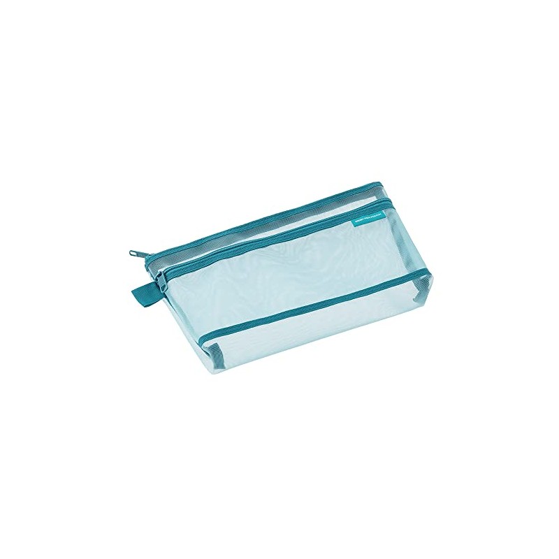 DESIGNPHIL Midori 41835006 Pen Case, Mesh Pen Pouch, Blue A